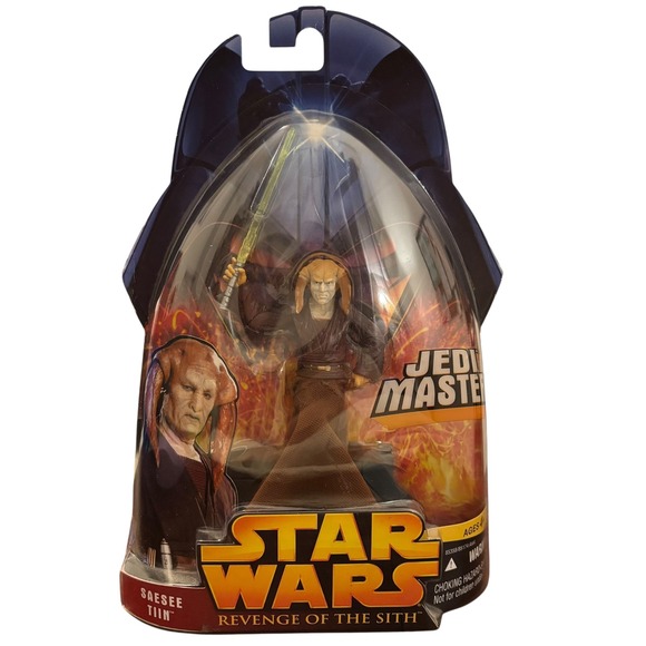 Star Wars Saesee Tiin Jedi Master Revenge of the Sith Action Figure NEW NIB - Picture 1 of 16